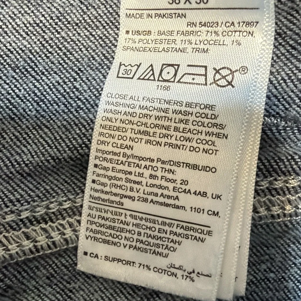Banana Republic Jeans Mens 38x30 fits(36x28) tapered Dark Wash Stretch Preppy